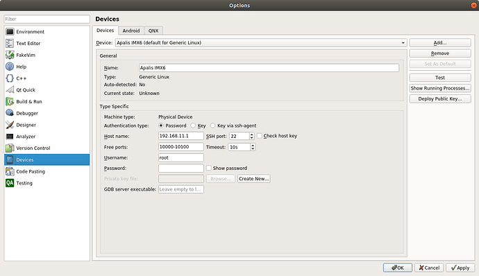 Device Config