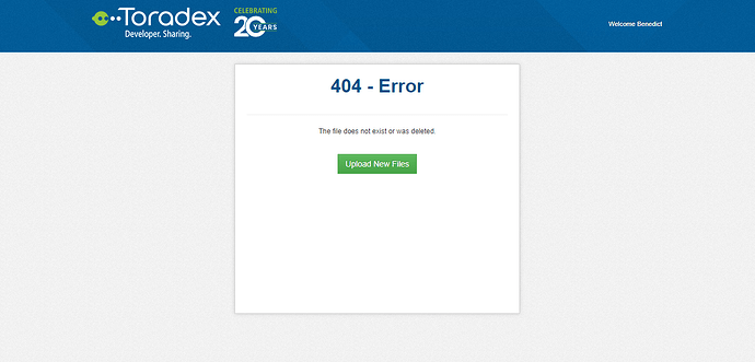404 error