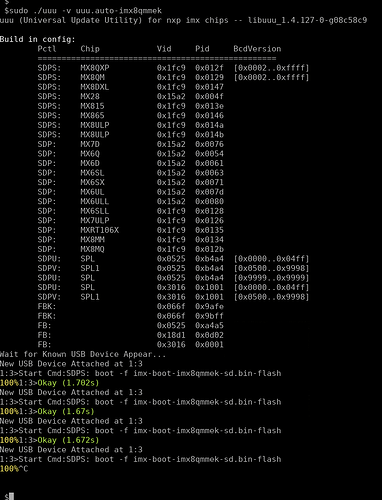 Loading with the MEK image