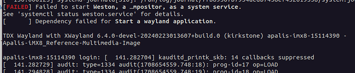 dependenciesFailedForWayland